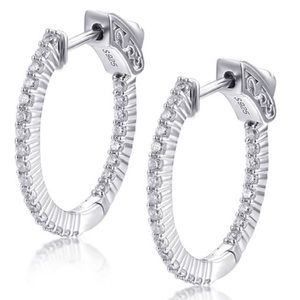 Sterling Silver 925 hoop earring